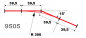 Preview: reverse arc turnout, 36 mm track distance