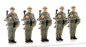 Preview: NVA 5 soldiers standing with gun on shoulder -TT-
