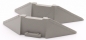 Preview: Wing wall low, single track, 2 pieces