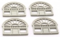 Preview: Entrance arcade high, 4 pieces