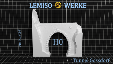 Tunnelportal "Goßdorf" -H0-