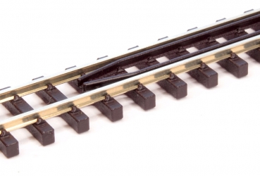 Sleeper Band Nm Track with double Guard Rail, End Piece, 2x110 mm