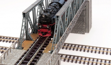 Sleeper Band Nm Track with double Guard Rail, End Piece, 2x110 mm