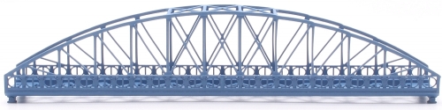 Long arch bridge 120 mm, single track, blue