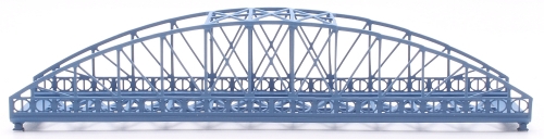 Long arch bridge 120 mm, double track, blue