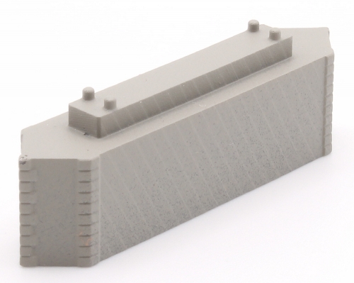 Short double track river pillar, 2 pieces
