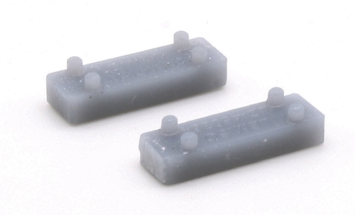 Connector, single track, 2 pieces