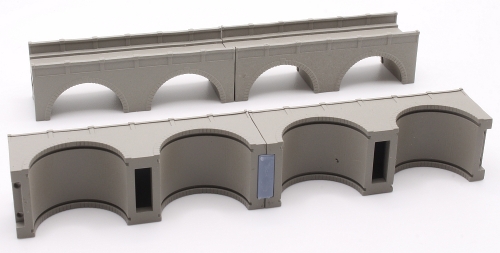 Connector, single track, 2 pieces