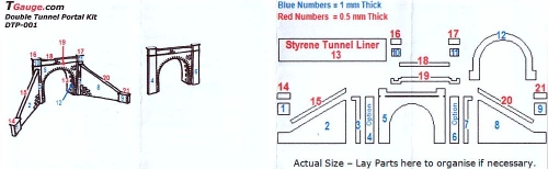 Double track tunnel kit
