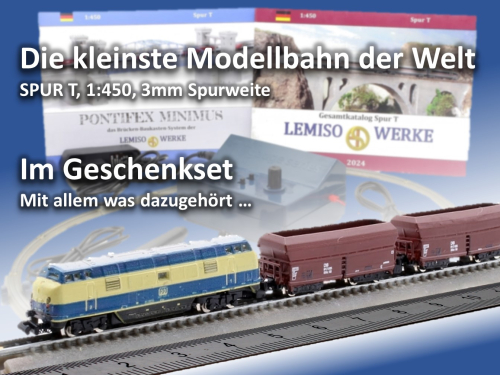 Geschenkset, Diesellok BR 221 DB mit Kohlewagen