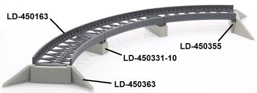 Blechträgerbrücke R145-R157, zweigleisig