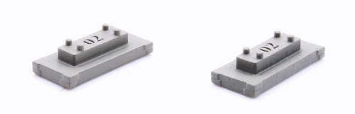 Pfeiler 2 mm eingleisig, 2 Stück