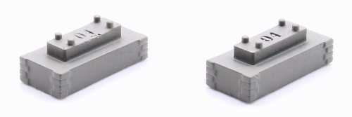 Pfeiler 4 mm eingleisig, 2 Stück