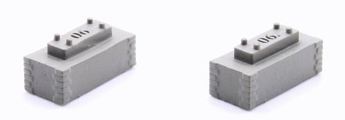 Pfeiler 6 mm eingleisig, 2 Stück