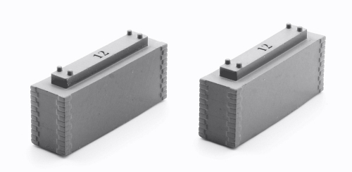 Pfeiler 12 mm zweigleisig, 2 Stück