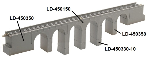 Preview: Blechträgerbrücke R132,5, eingleisig