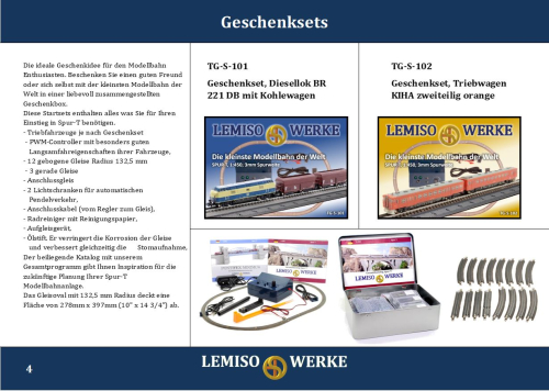 LEMISO Katalog Spur T 2026, deutsch