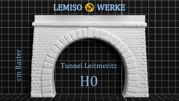 tunnel portal "Leitmeritz" -H0-