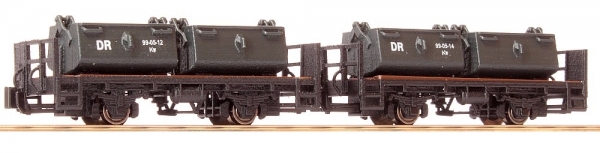 stone bucket car, 2 cars