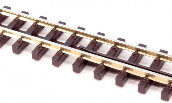 Sleeper Band Nm Track with Guard Rail, End Piece, 2x110 mm