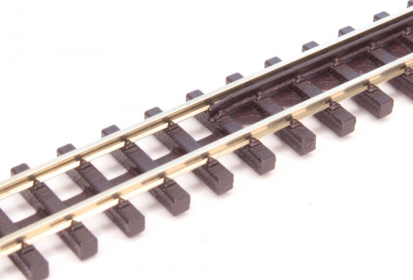 Sleeper Band Nm Track with Guard Rail, End Piece, 2x110 mm