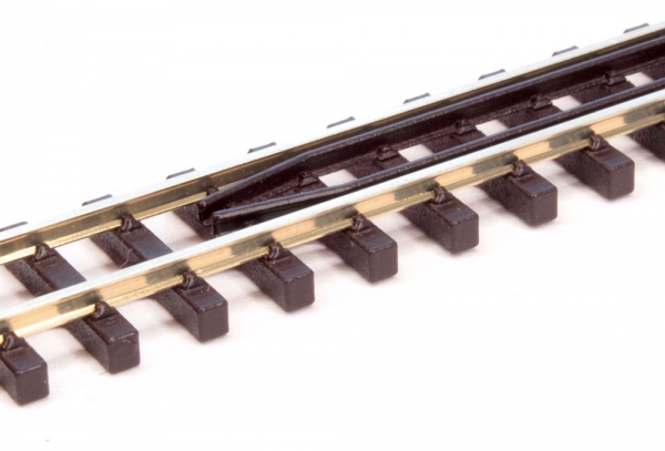 Sleeper Band Nm Track with double Guard Rail, End Piece, 2x110 mm
