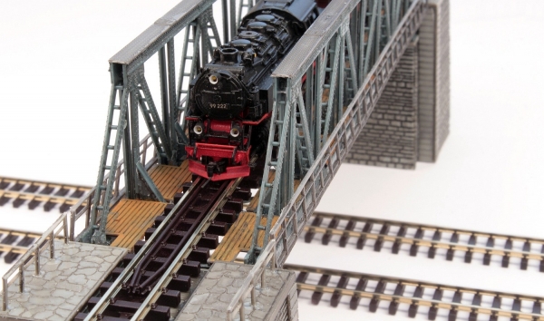 Sleeper Band Nm Track with double Guard Rail, End Piece, 2x110 mm