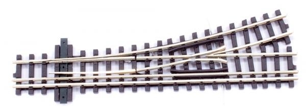 Dual Gauge Turnout, Left Hand