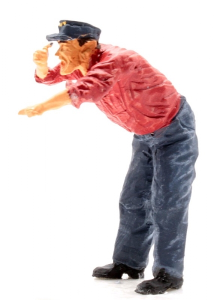 track builder tapping forehead -0-