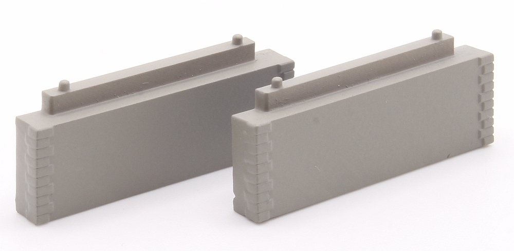 Half short double track pier, 2 pieces