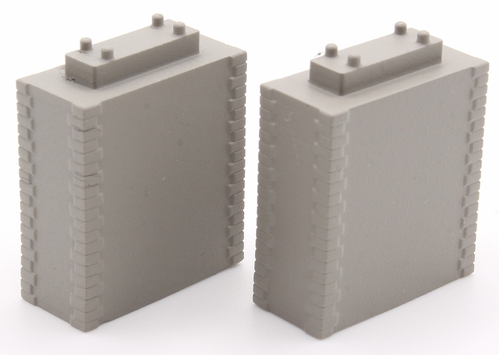 Long single track pillar, 2 pieces
