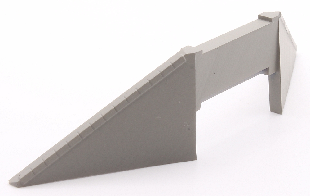 Wing wall high, double track, 2 pieces