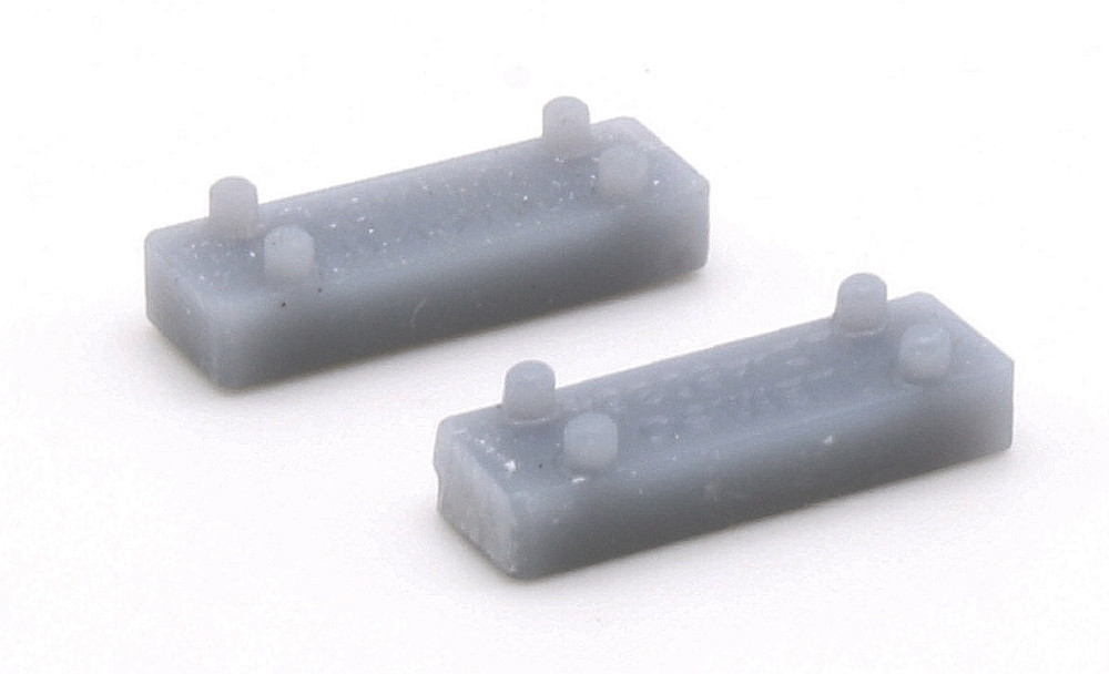 Connector, single track, 2 pieces