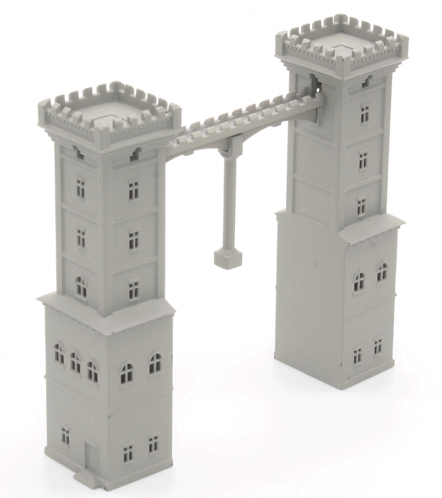Bridge towers, 4 pieces