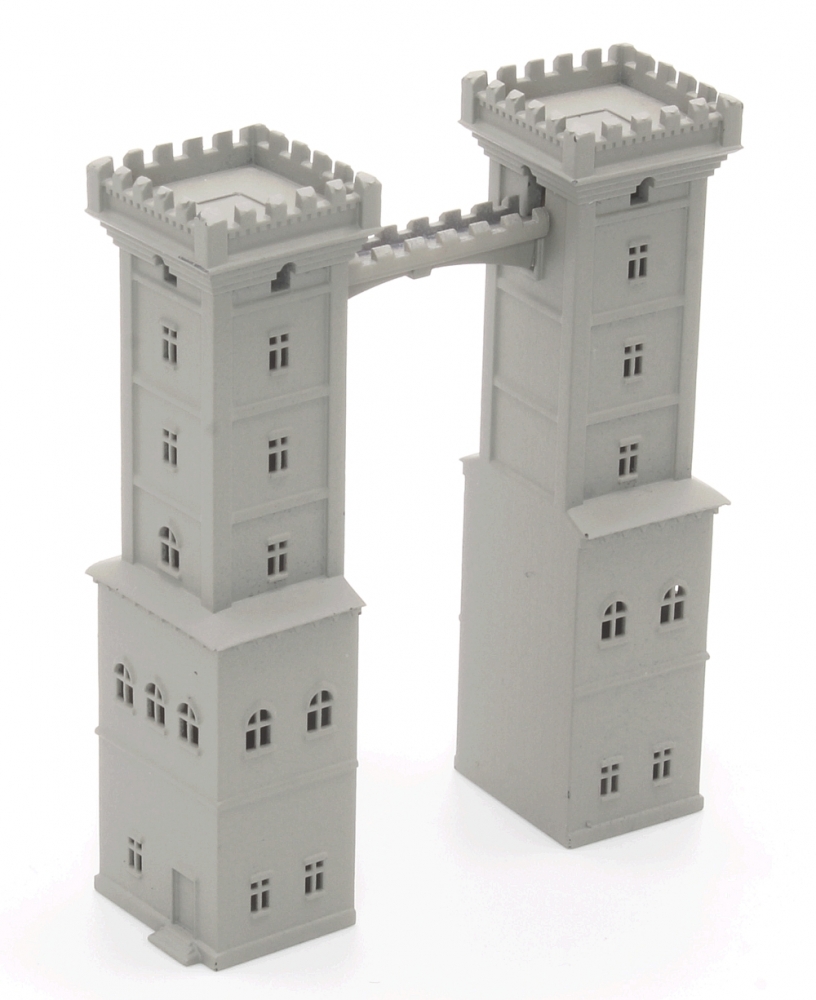 Bridge towers, 4 pieces