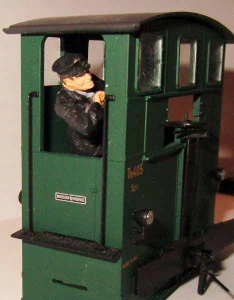 Lokführer für BRAWA Rangiertraktor -0-