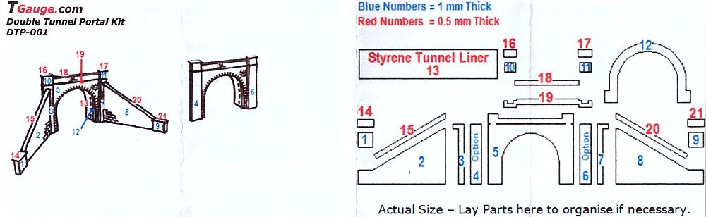 Double track tunnel kit