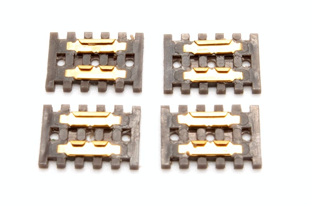 Rail connector flex track brown