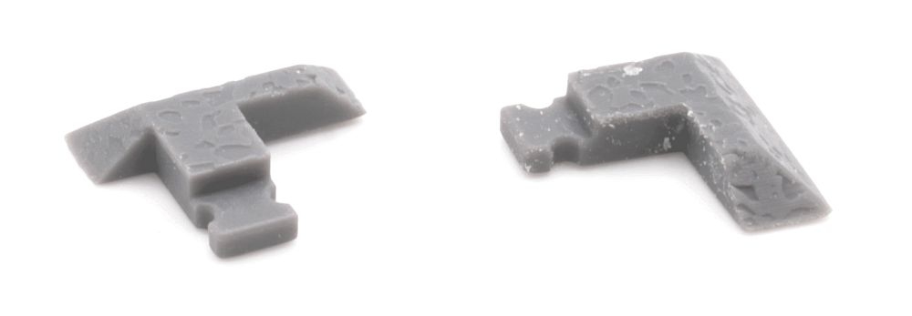 2 track end pieces