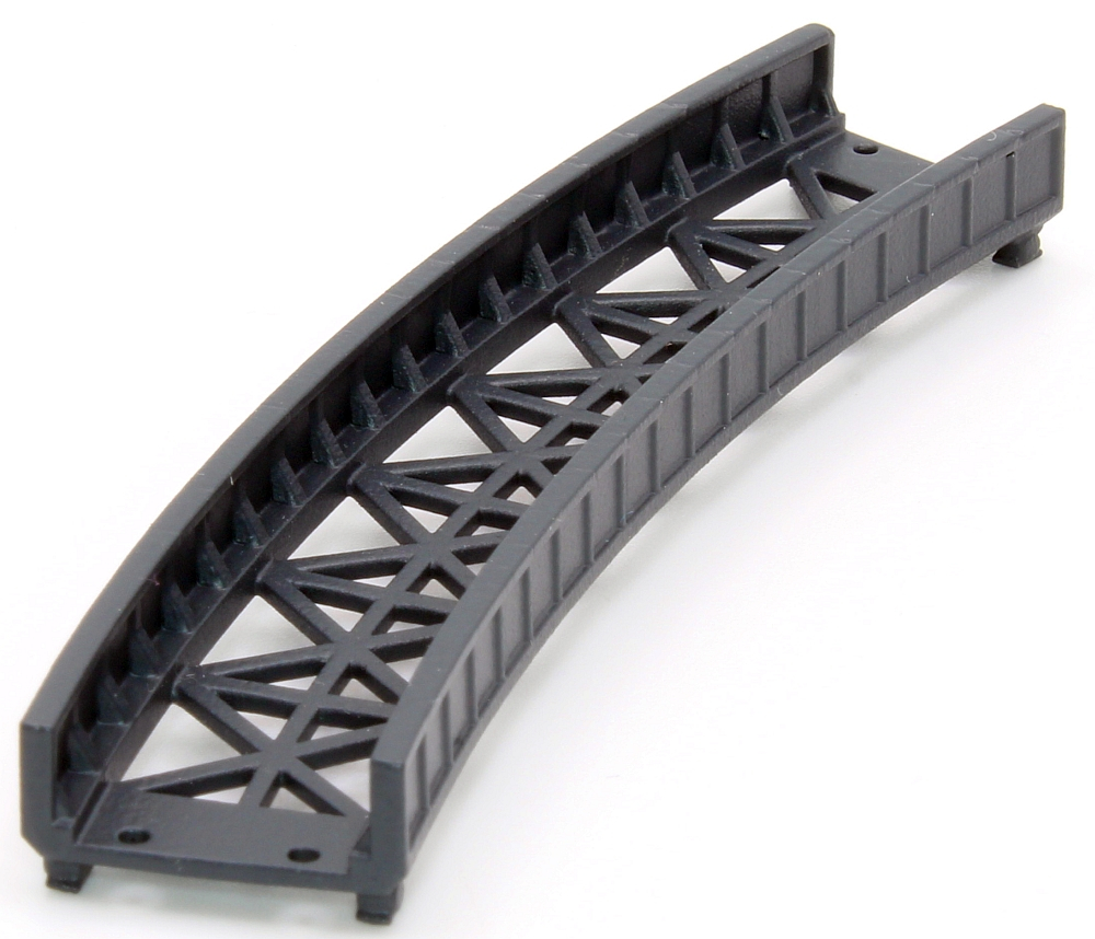 Iron plate bridge R157.5, single track