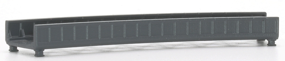 Iron plate bridge R157.5, single track