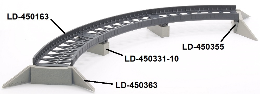 Blechträgerbrücke R145-R157, zweigleisig