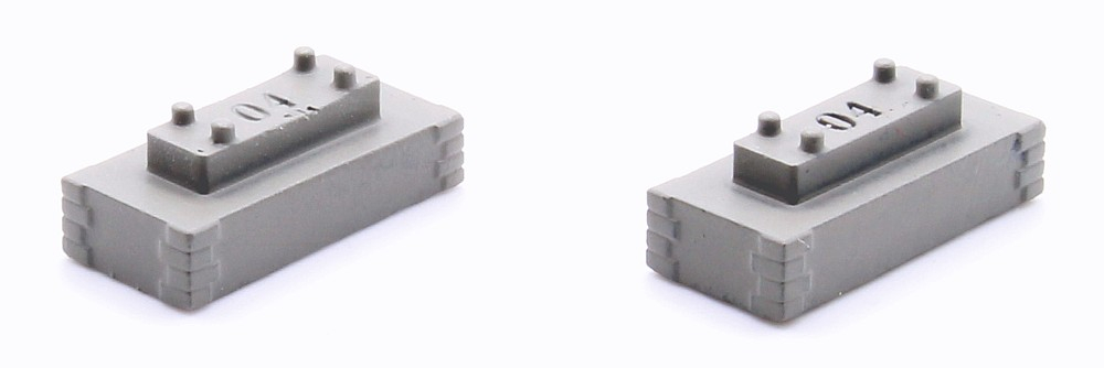 Pfeiler 4 mm eingleisig, 2 Stück