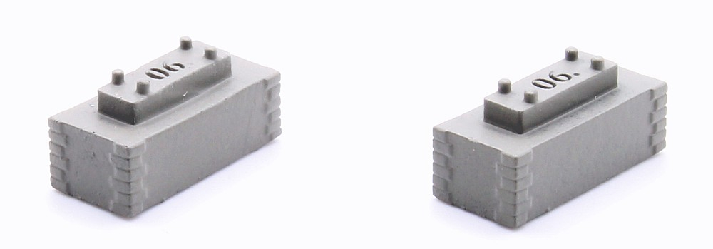 Pfeiler 6 mm eingleisig, 2 Stück