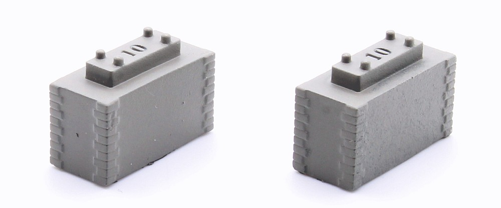 Pfeiler 10 mm eingleisig, 2 Stück