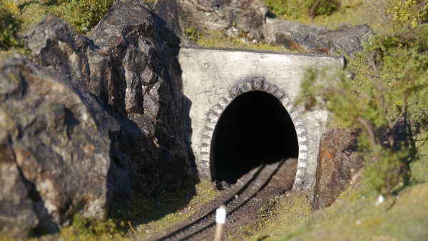 Tunnelportal "Goßdorf" -H0-