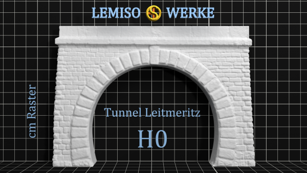tunnel portal "Leitmeritz" -H0-