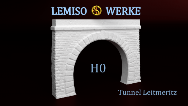 tunnel portal "Leitmeritz" -H0-