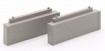 Half short double track pier, 2 pieces