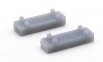 Connector, single track, 2 pieces